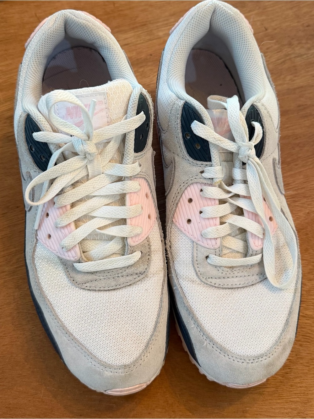 Nike Air Max 90 Pink Foam Armory Navy Blue Women’s Sneakers Tennis Shoes Size 9